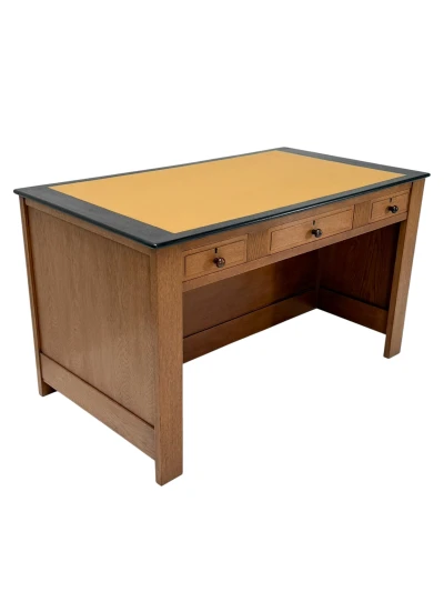 Art Deco Modernist Free-Standing Desk by J.A. Muntendam for L.O.V. Oosterbeek